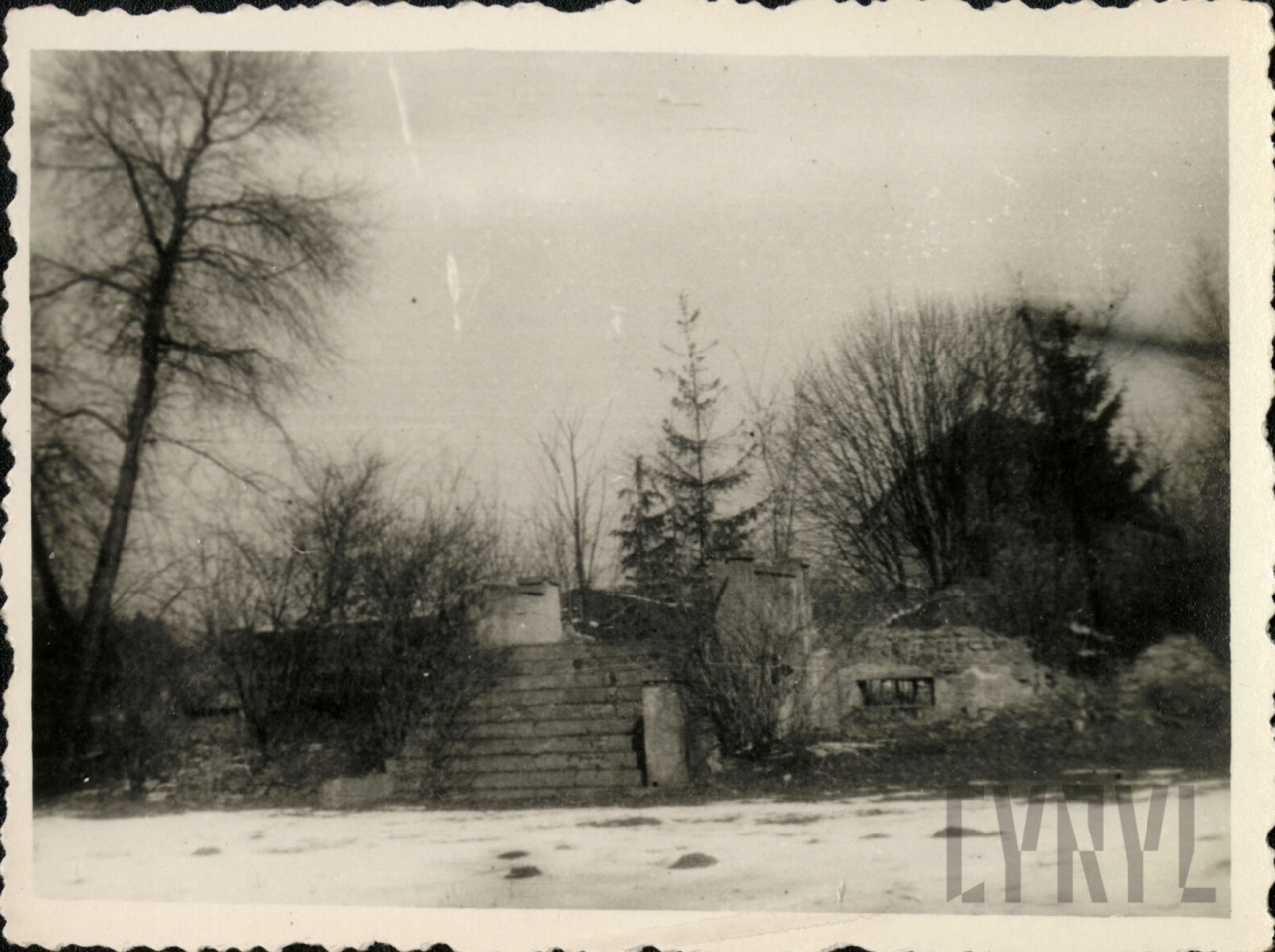 Pozostałość po dworku. 1960 rok | fot. Halina Grześkowiak / CYRYL