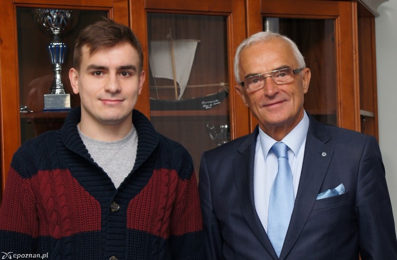 Jan Szymański i rektor AWF prof. Jerzy Smorawiński