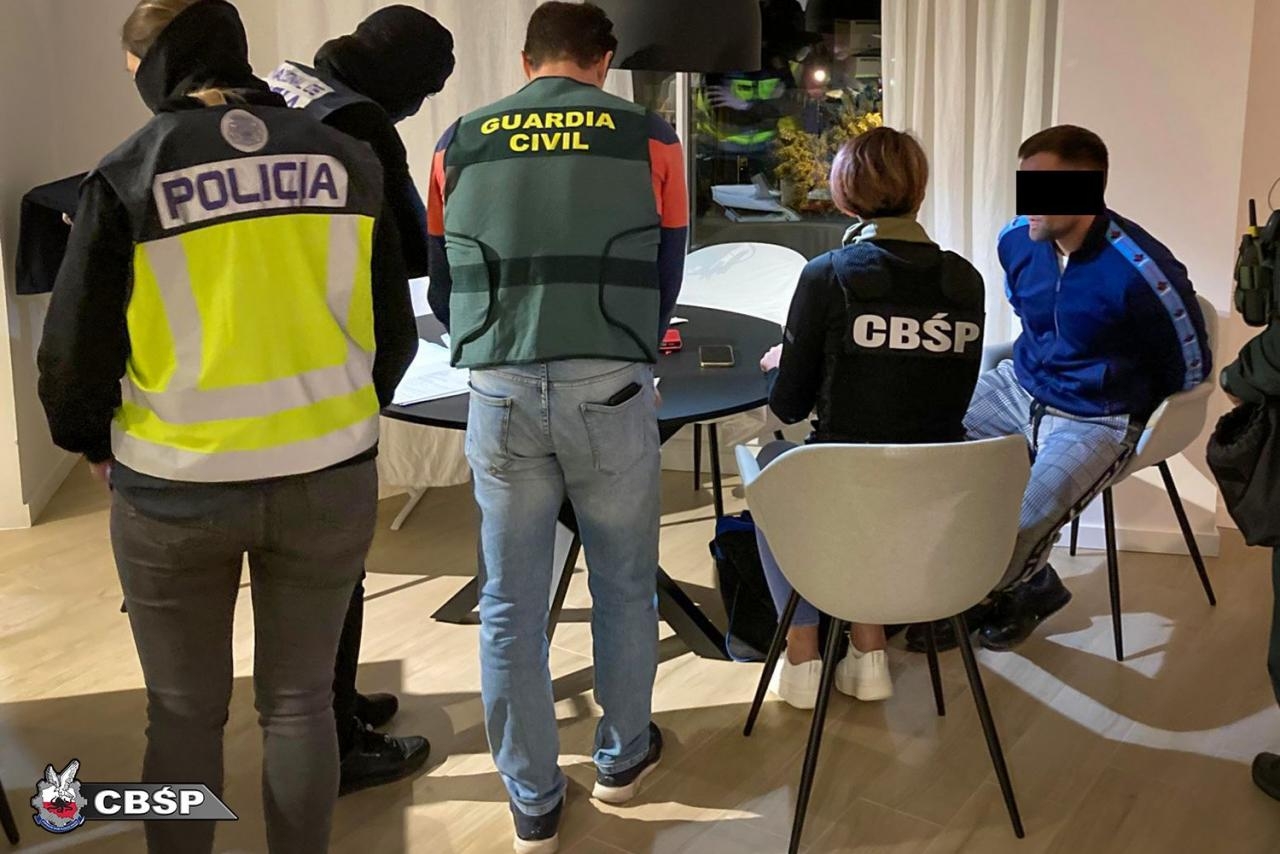 fot. CBŚP, Guardia Civil, Policia Nacional