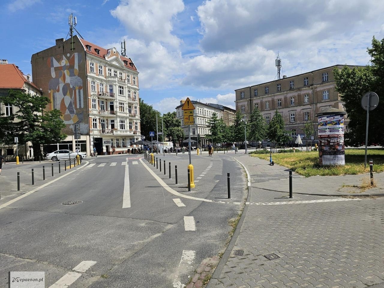 Skrzyżowanie w centrum, które ma się zazielenić | fot. Mariusz Wiśniewski / FB