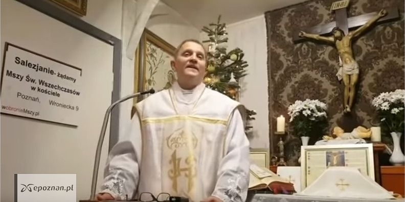 fot. W obronie Mszy Św. P-ń Wroniecka 9. Msza Trydencka / YouTube