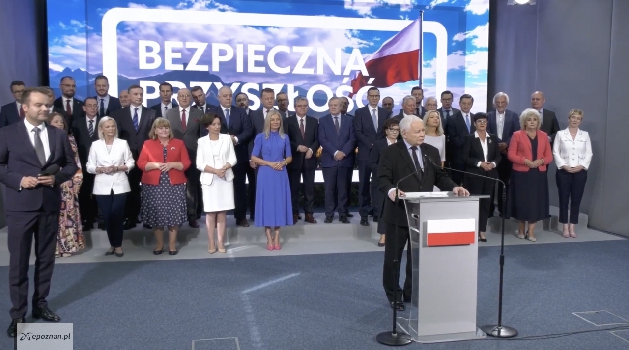 Ogłoszenie jedynek na listach PiS | fot. PiS
