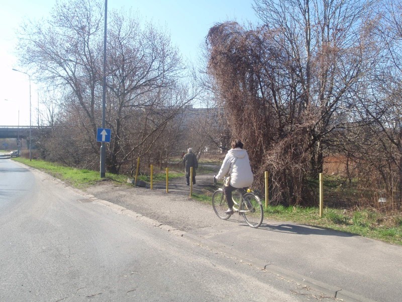 Wjazd od strony ul. Inflanckiej | fot. Straż miejska
