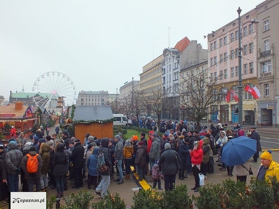 Jedna z wcześniejszych akcji na pl. Wolności w Poznaniu | fot. Halina P.