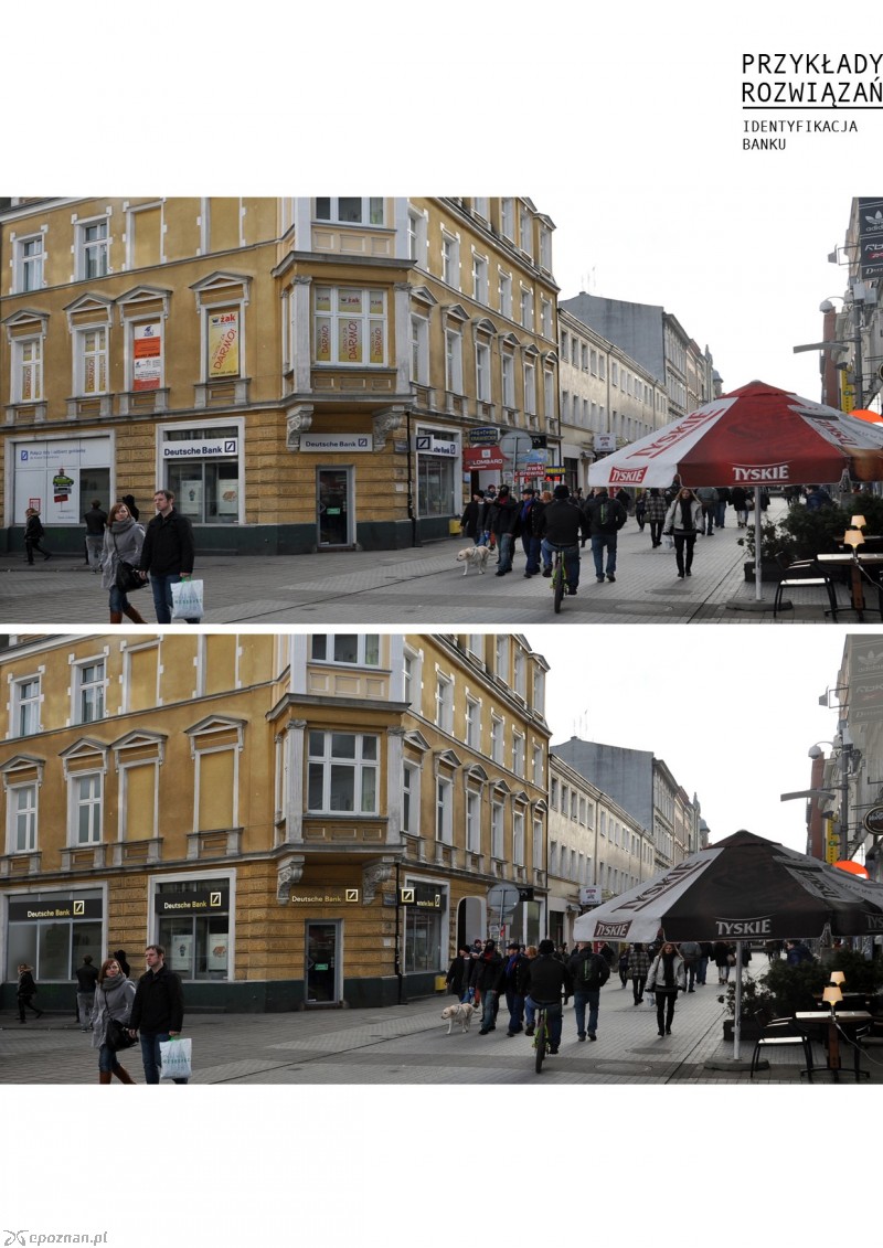 Półwiejska obecnie i po planowanych zmianach | fot. Natalia Regimowicz / Ulepsz Poznań