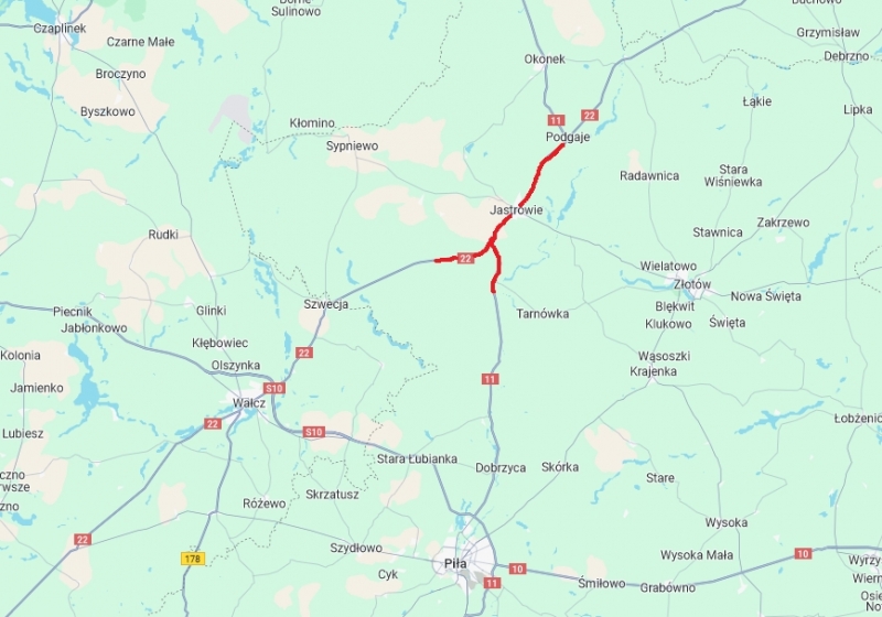 fot. Mapa Google / KPP Złotów