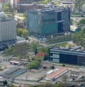 Urząd Marszałkowski i były hotel Polonez | fot. Aerofoto Kaczmarczyk