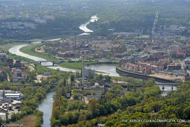 Stary port rzeczny na Warcie | fot. Aerofoto Kaczmarczyk