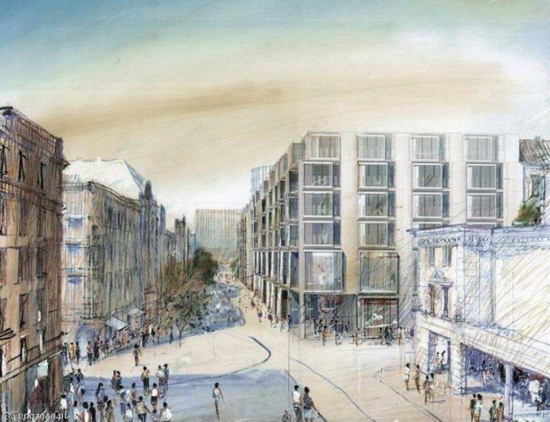 Jedna z koncepcji zagospodarowania działek przy ul. 27 Grudnia | fot. JEMS Architekci 2007