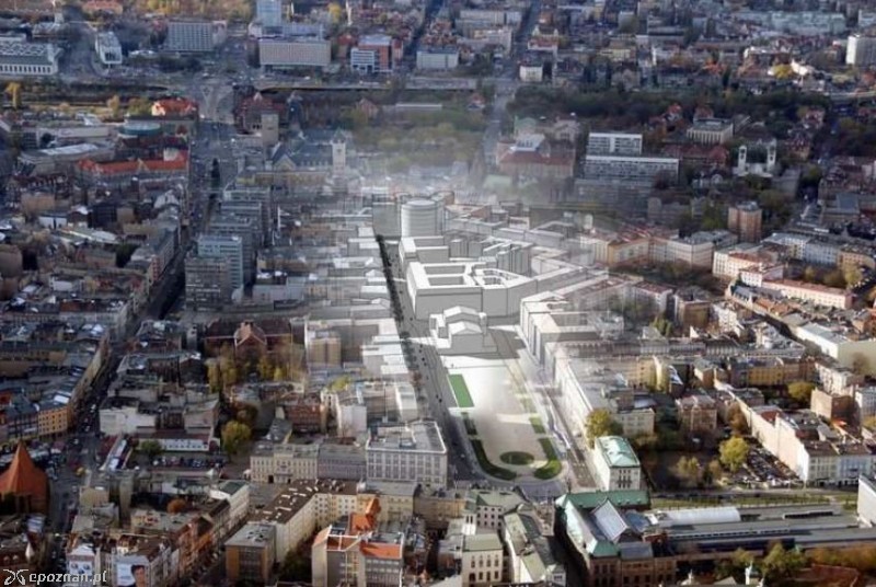 Jedna z koncepcji zagospodarowania działek przy ul. 27 Grudnia | fot. JEMS Architekci 2007