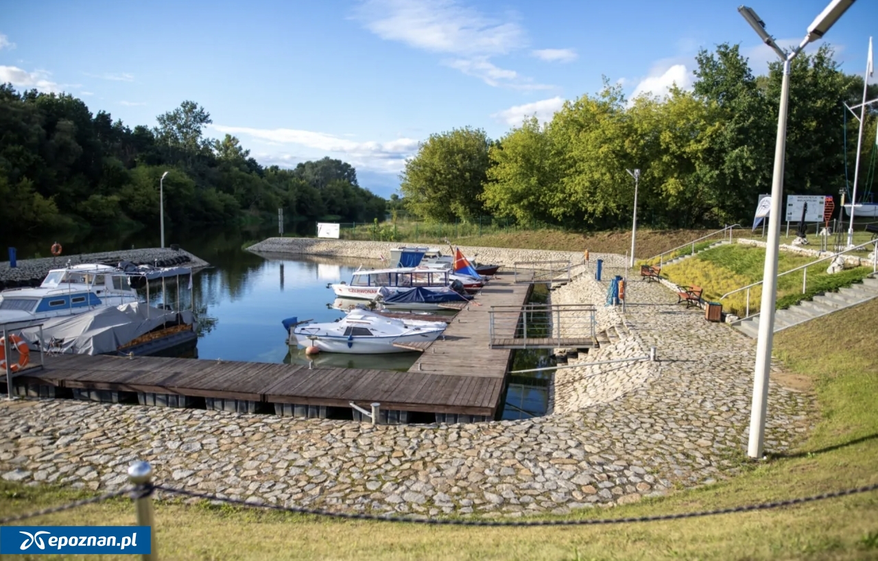 Marina, przy której powstać ma kładka | fot. Akwen Czerwonak