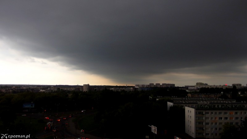 Burza nadciąga nad Poznań | fot. Jan Kulczak
