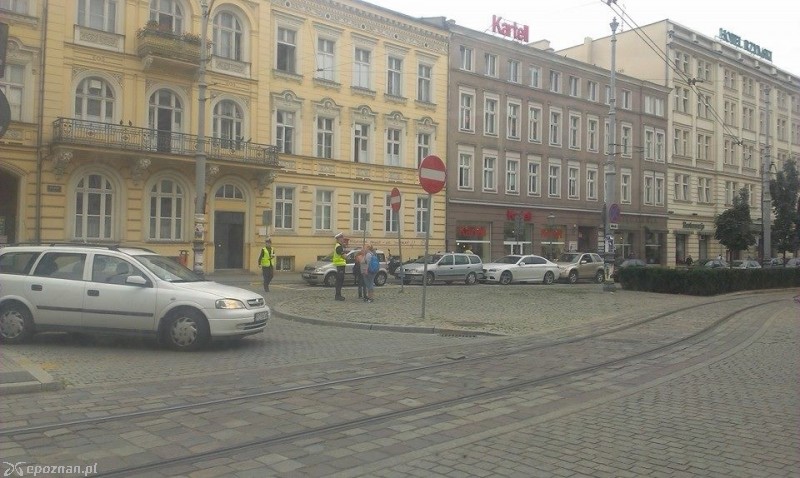 Policjanci w rejonie planowanego przejścia | fot. Paweł Sztando