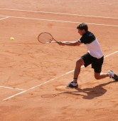 Kamil Majchrzak - Pierre-Hugues Herbert (Francja) 7:6(3), 7:5 | fot. Piotr Sagalara