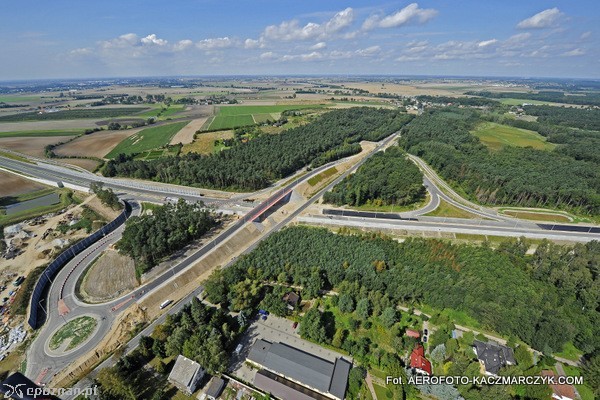 Budowa Zachodniej Obwodnicy Poznania | fot. Aerofoto Kaczmarczyk
