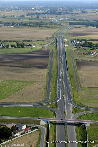 Budowa Zachodniej Obwodnicy Poznania | fot. Aerofoto Kaczmarczyk