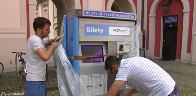 Prezentacja nowego biletomatu w czerwcu 2014