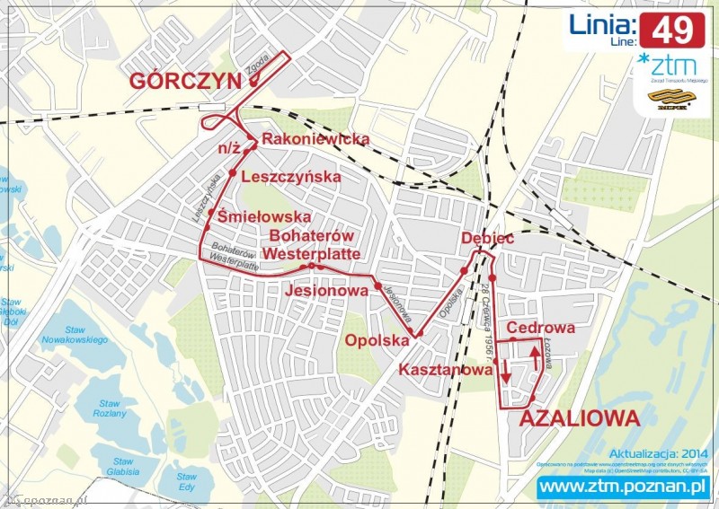 Zmiana trasy autobusu linii nr 49 | fot. ZTM