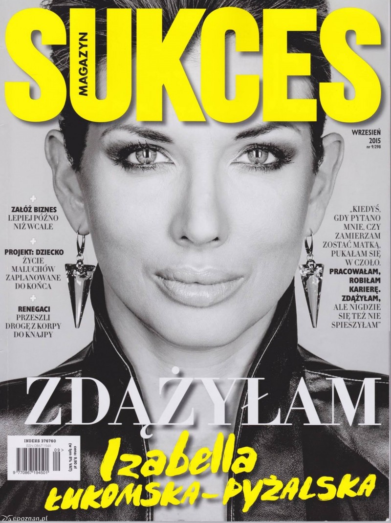 fot. Wrześniowa okładka magazynu Sukces
