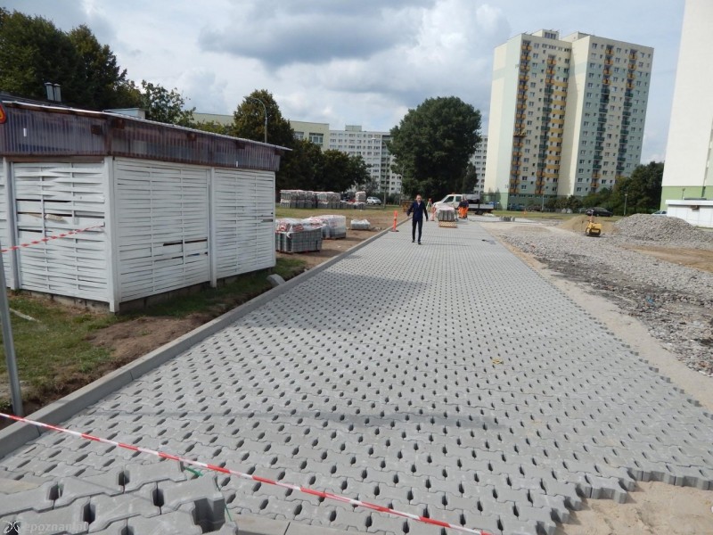 Budowa nowego parkingu na os. Lecha | fot. Spółdzielnia Młodych
