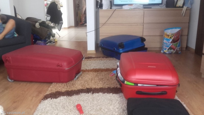 Pakowanie zajęło mamie malucha sporo czasu | fot. Kajtuś - Losy Małego Motyla / Facebook