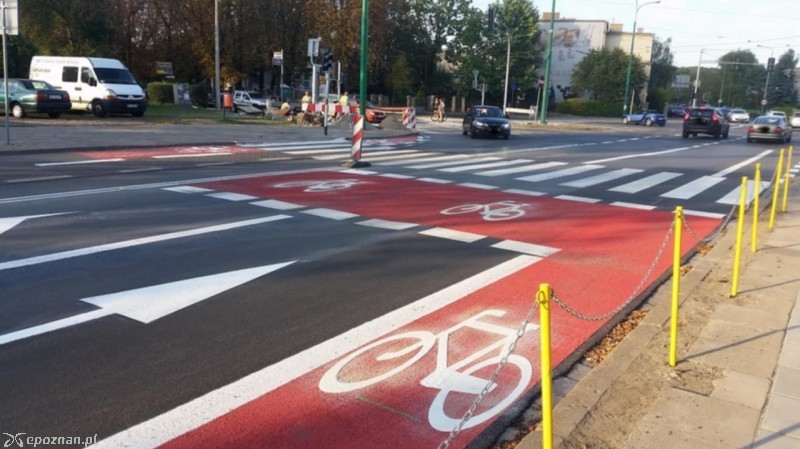 Pierwsza śluza rowerowa w mieście na ul. Pułaskiego | fot. Ewelina