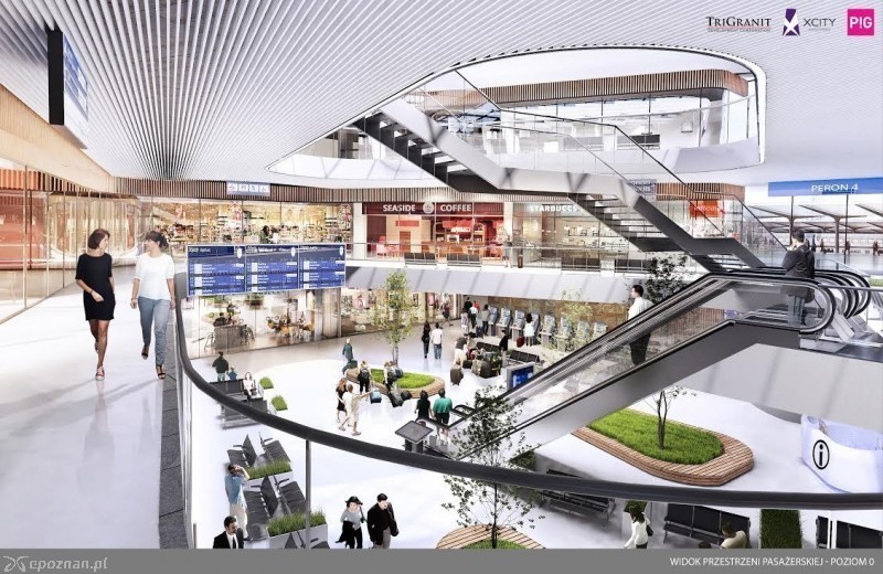 Tak ma wyglądać wnętrze starego dworca PKP po przebudowie | fot. PiG Architekci