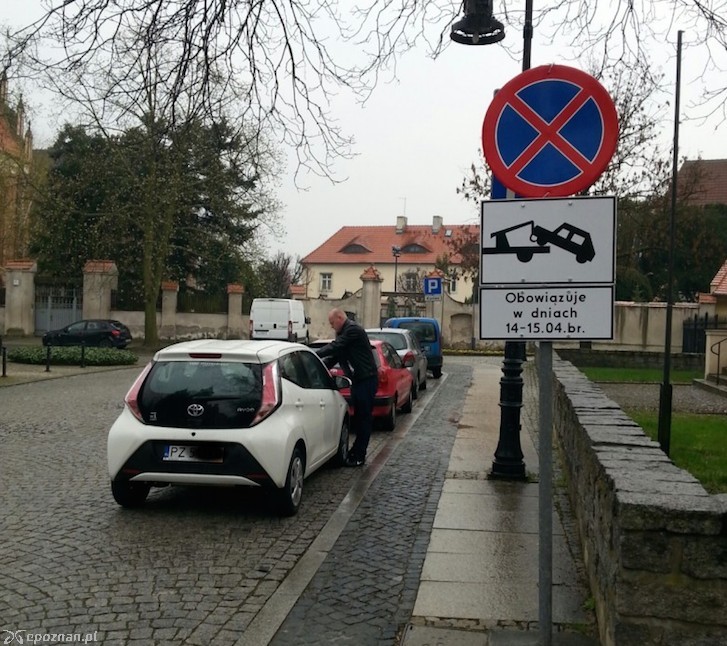 Dziś nie można tu już parkować / Zdjęcie z początku tygodnia | fot. Straż miejska