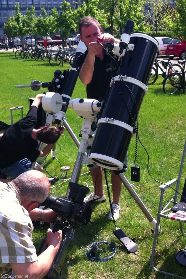 fot. Łukasz Wojtyniak / prezes Polskiego Towarzystwa Miłośników Astronomii w Poznaniu