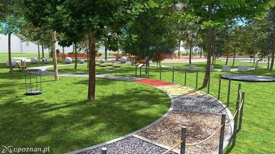 Park Rataje &#8211; wizualizacja | fot. UMP