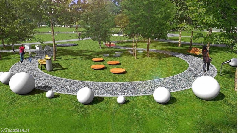 Park Rataje &#8211; wizualizacja | fot. UMP