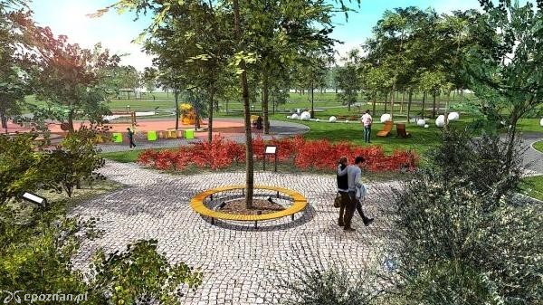 Park Rataje &#8211; wizualizacja | fot. UMP