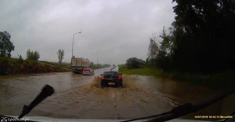 Ulica Do Spalarni po letniej ulewie | fot. Paweł