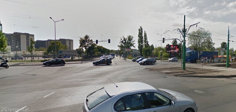 Zaczęło się od stłuczki w tym miejscu | fot. Google Maps