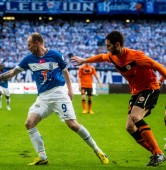 Piotr Reiss w meczu Lech - Zagłębie 3:1 | fot. Michał Nadolski