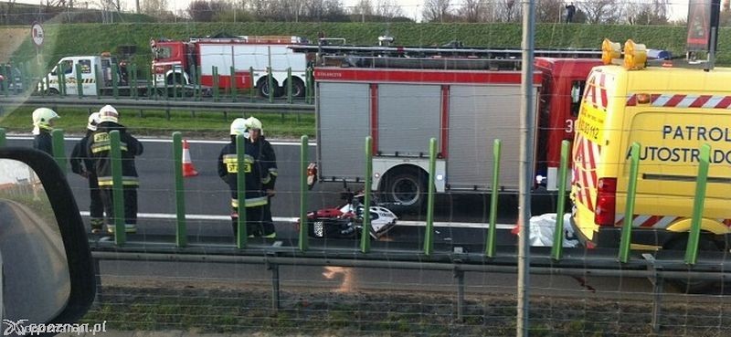 Śmiertelny wypadek na A2