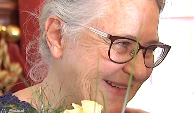 Profesor Hanna Kóčka-Krenz podczas jubileuszu 70-lecia