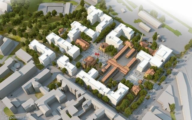 Koncepcja zagospodarowania, która nie została zaakceptowana przez właściciela | fot. CDF Architekci