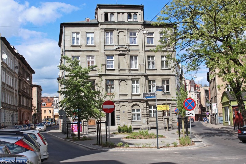 Skwer u zbiegu ul. Rybaki i Strzałowej | fot. Adrian Potrawiak