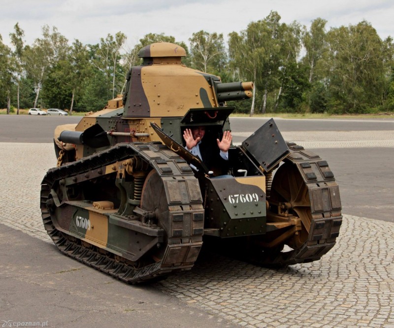 Wyremontowany FT17 | fot. Muzeum Polskiej Techniki Wojskowej