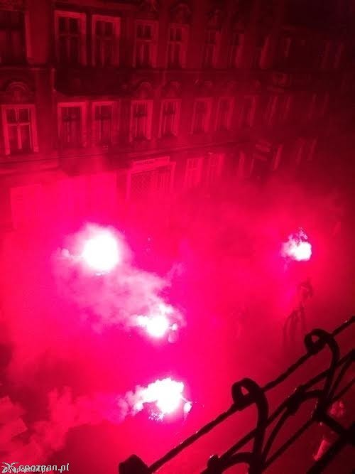 Jeden z ubiegłorocznych niebezpiecznych Sylwestrów na Małeckiego | fot. Zuza / archiwum