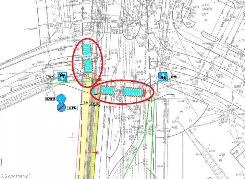 Hybrydowe przejścia dla pieszych i przejazdy dla rowerów | fot. Projekt ZDM