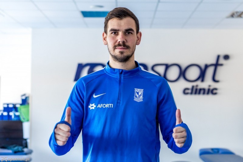 Koljić podczas testów medycznych fot. lechpoznan.pl/fot. Marcin Rajczak