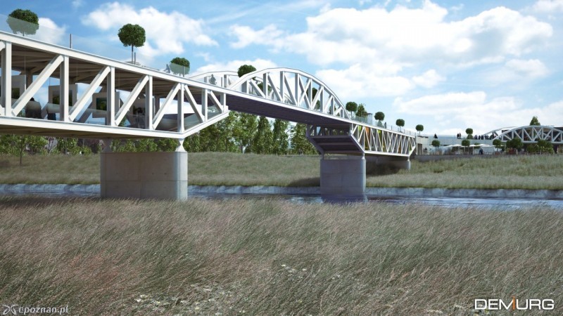 Pierwszy projekt, który zakładał wykorzystanie kratownic ze Starołęki | fot. Demiurg