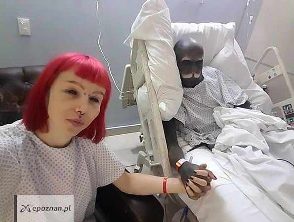 Adam Curlykale po prawej, po lewej jego przyjaciółka Veronica | fot. adam.curlykale @ Instagram