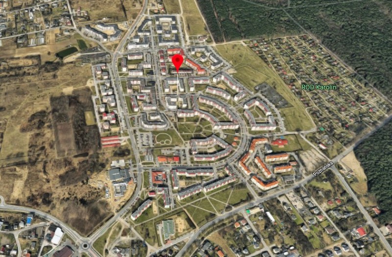 Osiedle Leśne, Koziegłowy | fot. Google Earth