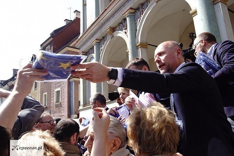 Podobna akcja odbyła się we wtorek na Starym Rynku | fot. Katarzyna Michalak