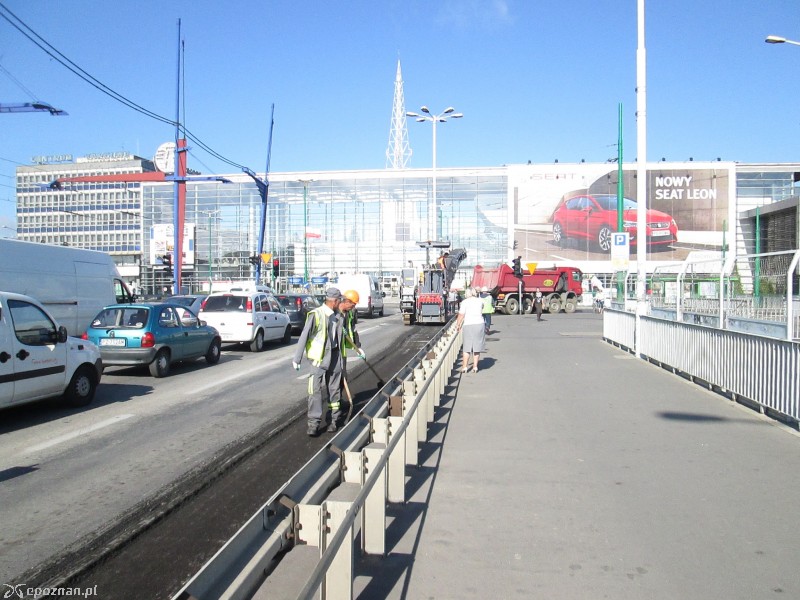 Prace na moście Dworcowym | fot. Nishio Poznań