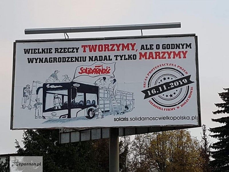 fot. Solidarność w Solaris Bus & Coach