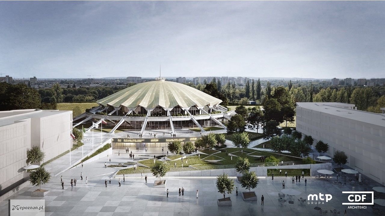 wizualizacja hali Arena zaprezentowana przez MTP | fot. materiały prasowe